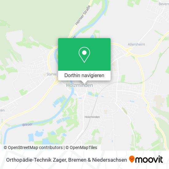 Orthopädie-Technik Zager Karte