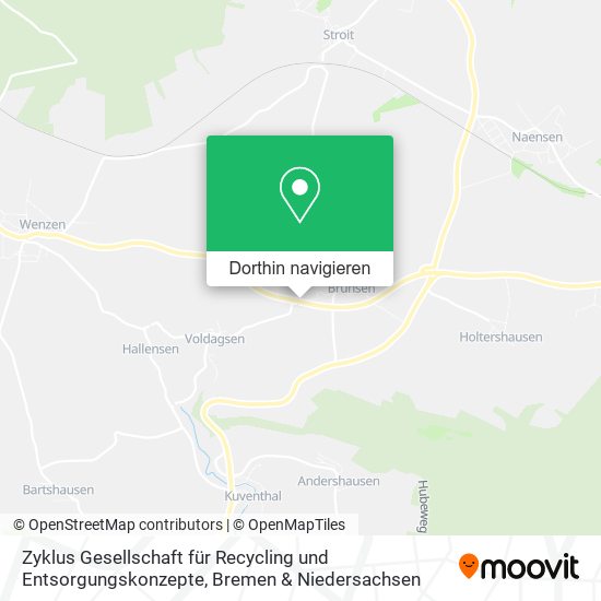 Zyklus Gesellschaft für Recycling und Entsorgungskonzepte Karte
