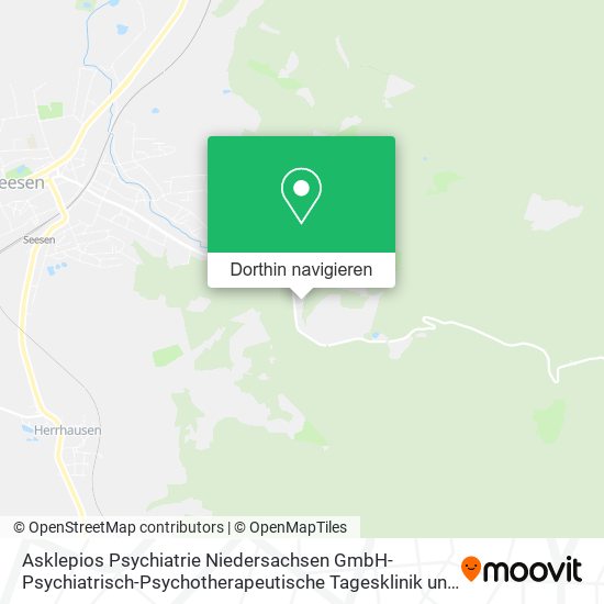 Asklepios Psychiatrie Niedersachsen GmbH-Psychiatrisch-Psychotherapeutische Tagesklinik und Institu Karte