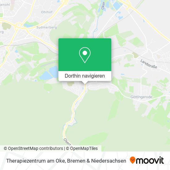 Therapiezentrum am Oke Karte