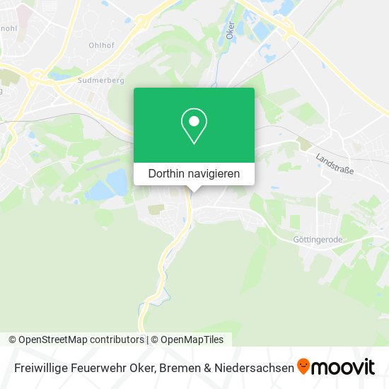 Freiwillige Feuerwehr Oker Karte
