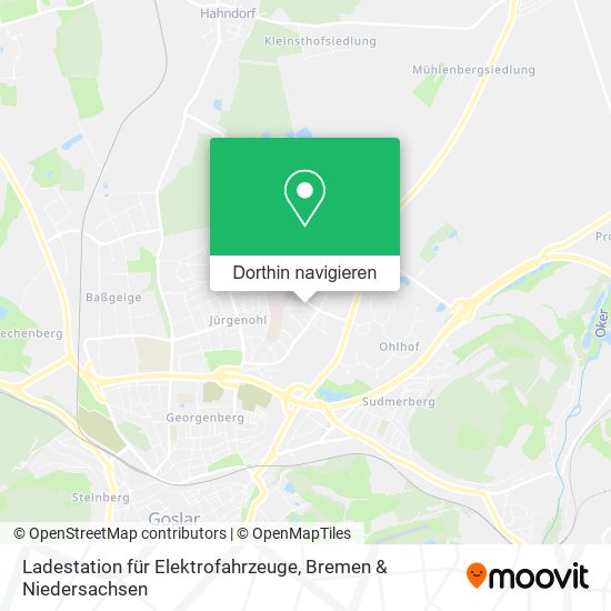 Ladestation für Elektrofahrzeuge Karte