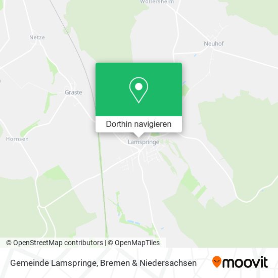 Gemeinde Lamspringe Karte