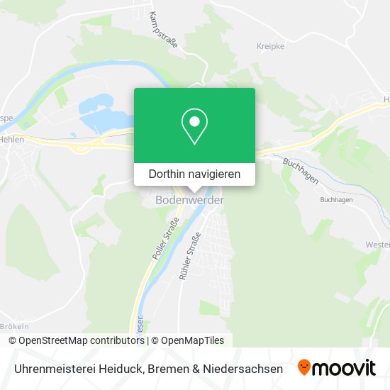 Uhrenmeisterei Heiduck Karte