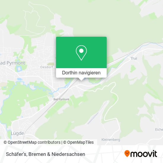 Schäfer's Karte