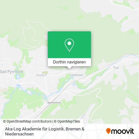 Aka-Log Akademie für Logistik Karte
