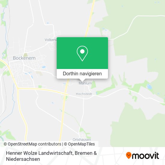 Henner Wolze Landwirtschaft Karte