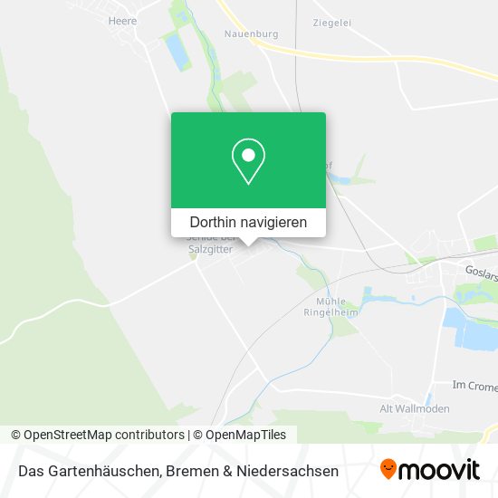 Das Gartenhäuschen Karte