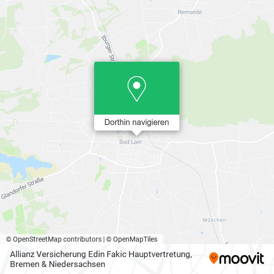 Allianz Versicherung Edin Fakic Hauptvertretung Karte