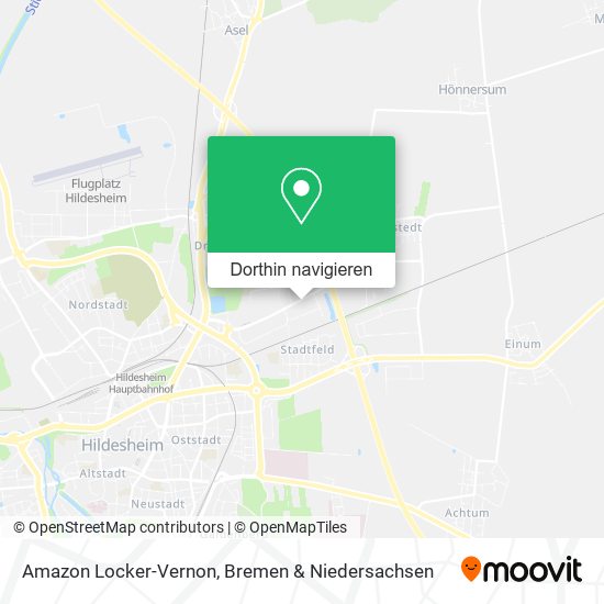 Amazon Locker-Vernon Karte
