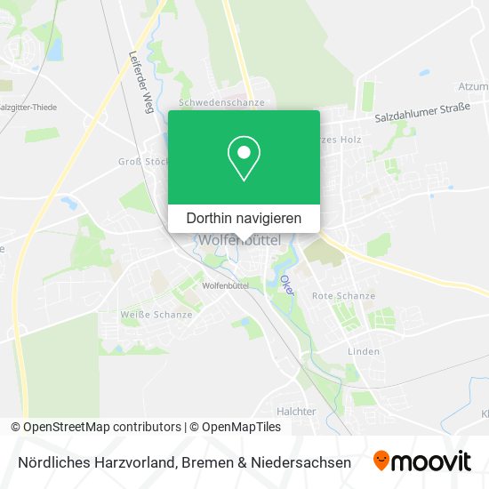 Nördliches Harzvorland Karte
