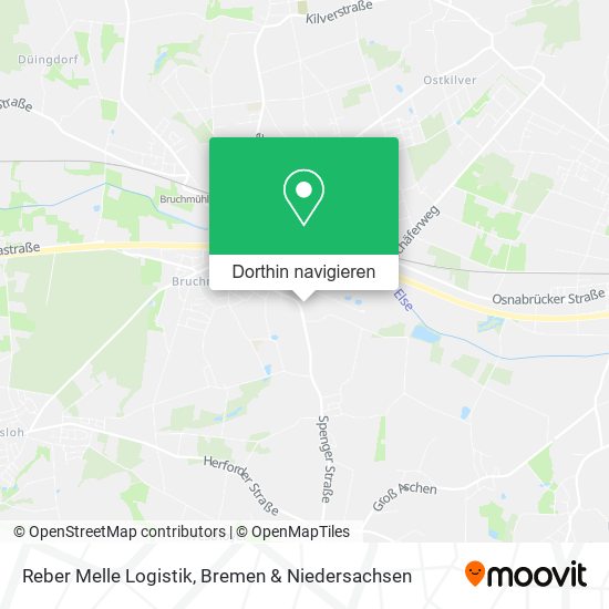 Reber Melle Logistik Karte