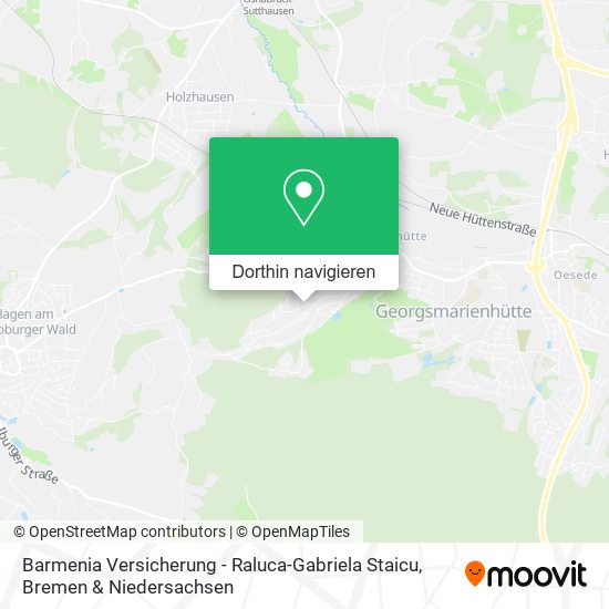Barmenia Versicherung - Raluca-Gabriela Staicu Karte