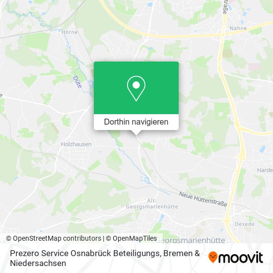 Prezero Service Osnabrück Beteiligungs Karte