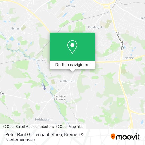 Peter Rauf Gartenbaubetrieb Karte