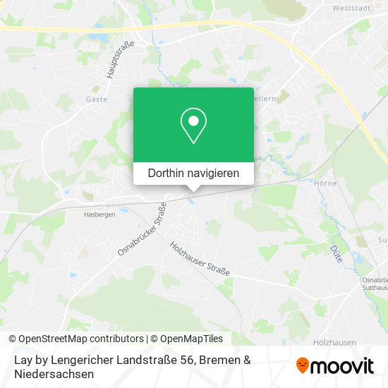 Lay by Lengericher Landstraße 56 Karte