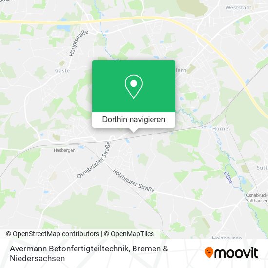 Avermann Betonfertigteiltechnik Karte