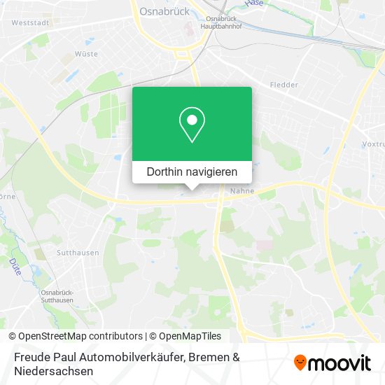 Freude Paul Automobilverkäufer Karte
