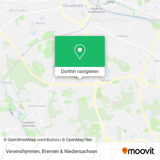 Vereinshymnen Karte