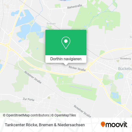 Tankcenter Röcke Karte