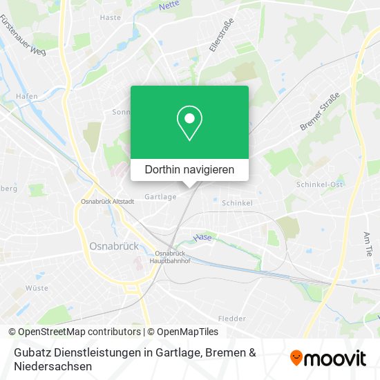 Gubatz Dienstleistungen in Gartlage Karte