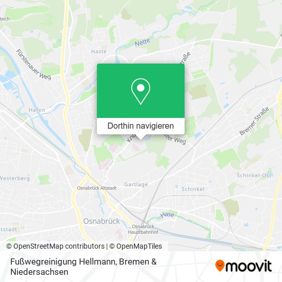 Fußwegreinigung Hellmann Karte