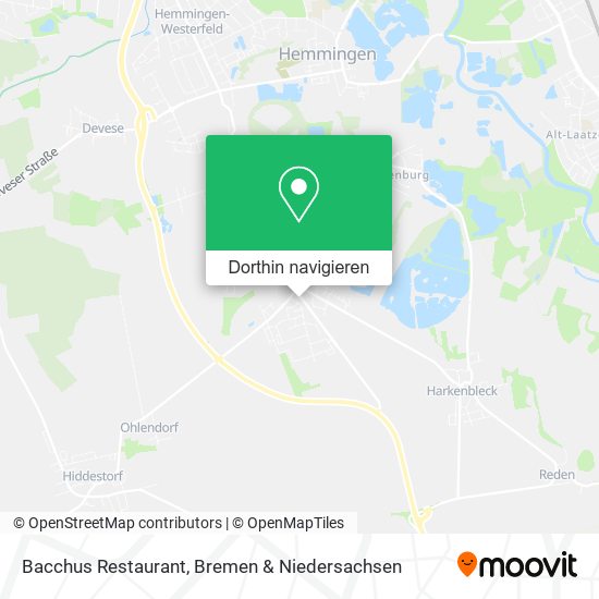 Bacchus Restaurant Karte