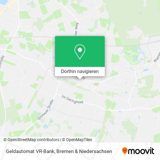 Geldautomat VR-Bank Karte
