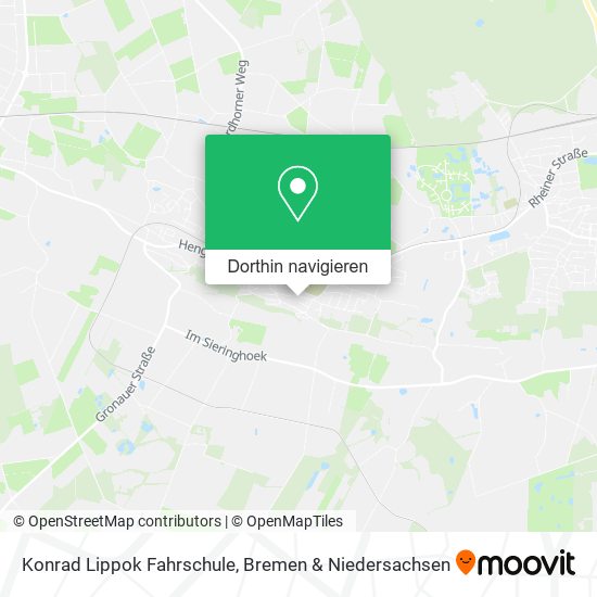 Konrad Lippok Fahrschule Karte