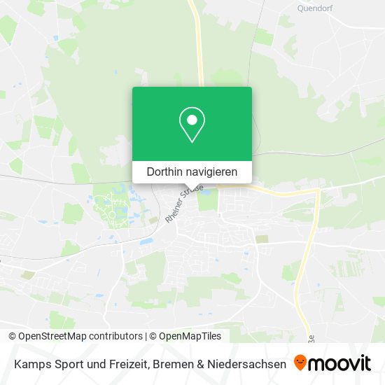 Kamps Sport und Freizeit Karte