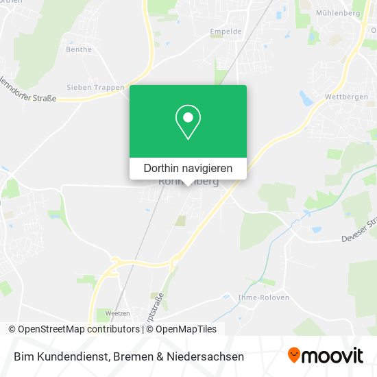 Bim Kundendienst Karte