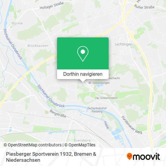 Piesberger Sportverein 1932 Karte