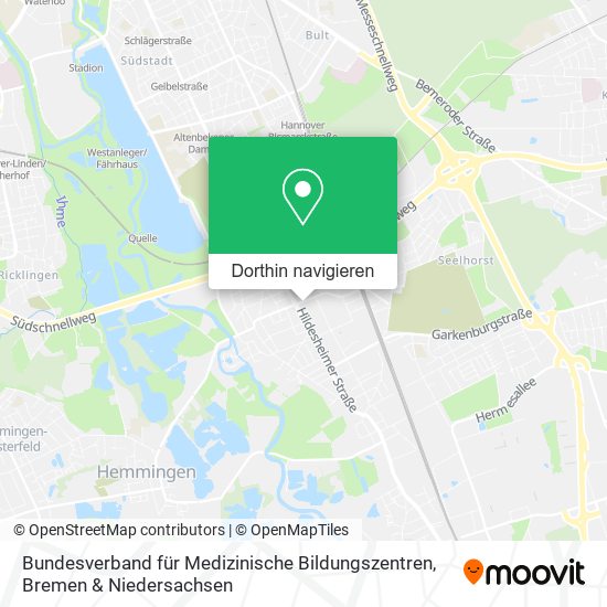 Bundesverband für Medizinische Bildungszentren Karte