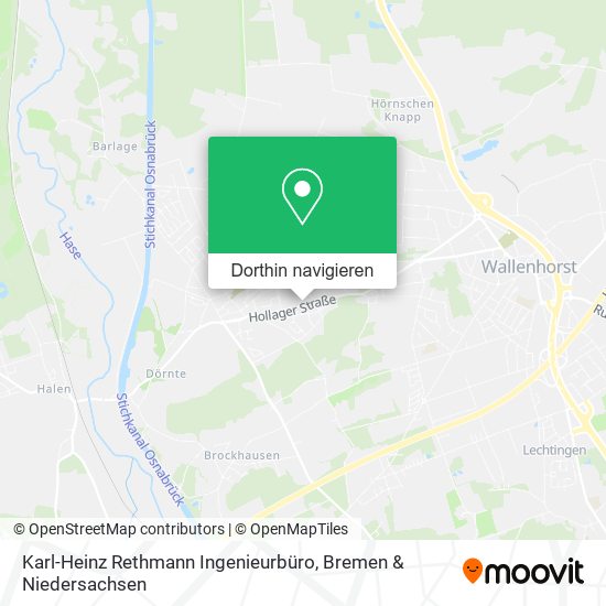 Karl-Heinz Rethmann Ingenieurbüro Karte
