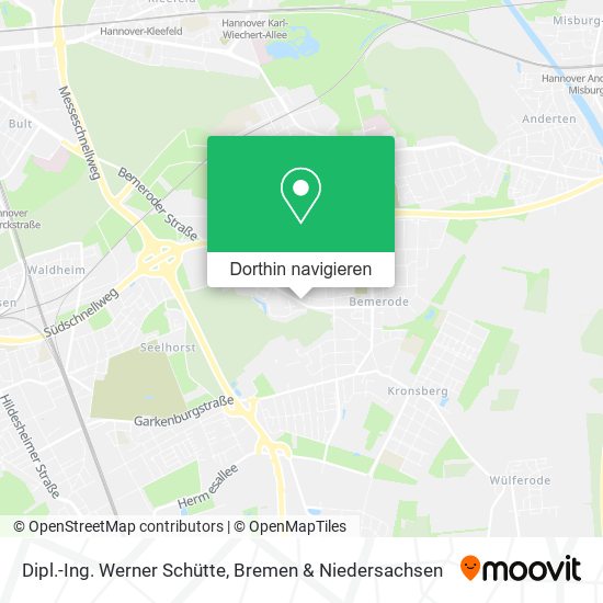 Dipl.-Ing. Werner Schütte Karte