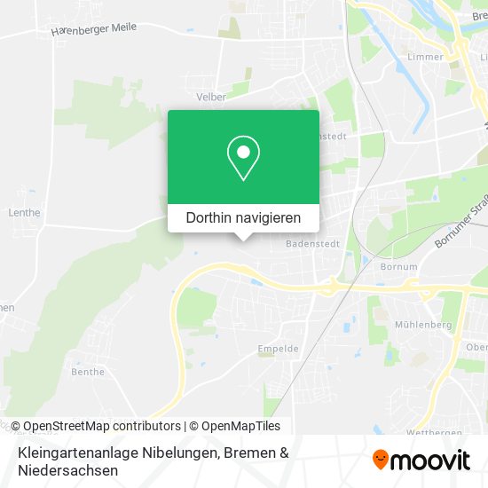 Kleingartenanlage Nibelungen Karte