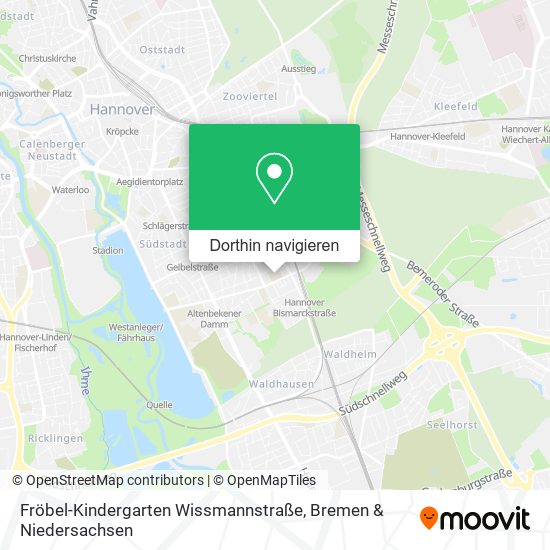 Fröbel-Kindergarten Wissmannstraße Karte