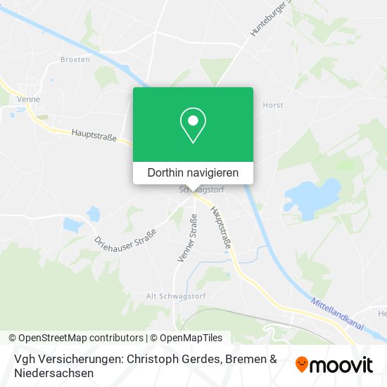 Vgh Versicherungen: Christoph Gerdes Karte