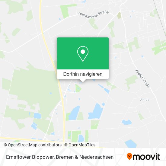 Emsflower Biopower Karte