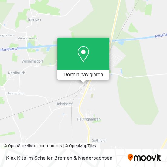 Klax Kita im Scheller Karte