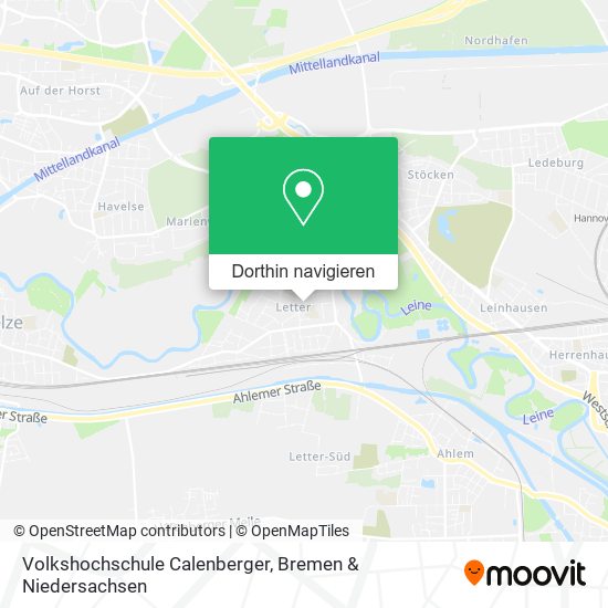Volkshochschule Calenberger Karte