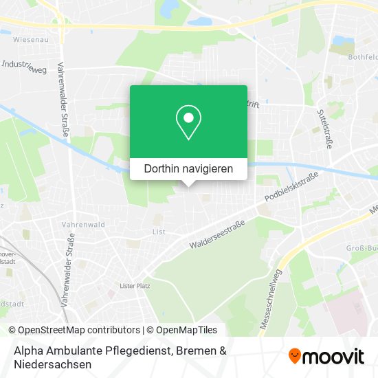 Alpha Ambulante Pflegedienst Karte