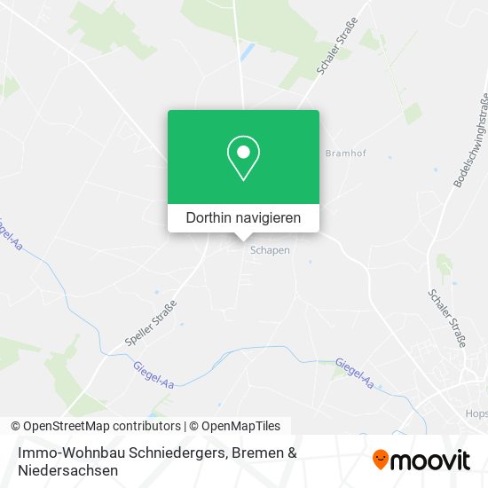 Immo-Wohnbau Schniedergers Karte
