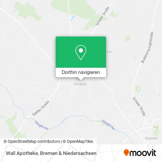Wall Apotheke Karte