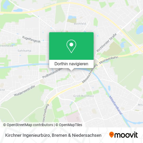 Kirchner Ingenieurbüro Karte