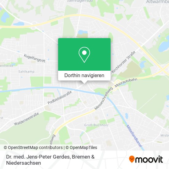 Dr. med. Jens-Peter Gerdes Karte