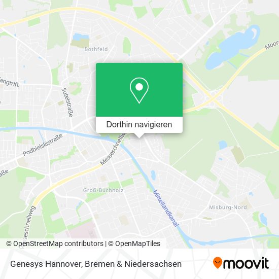 Genesys Hannover Karte