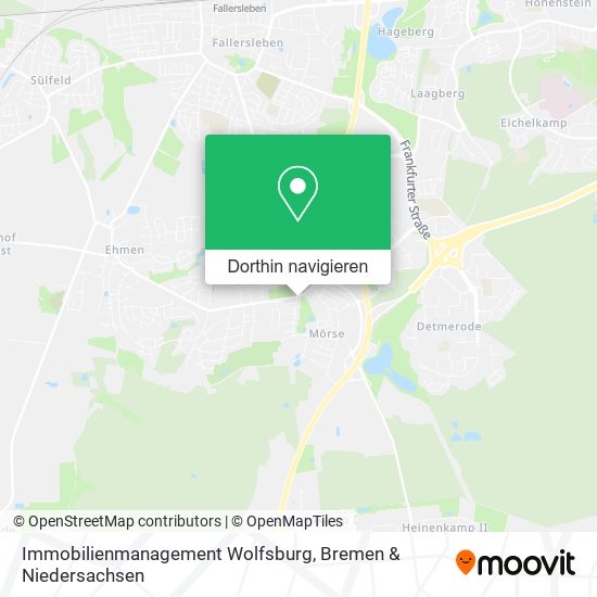 Immobilienmanagement Wolfsburg Karte