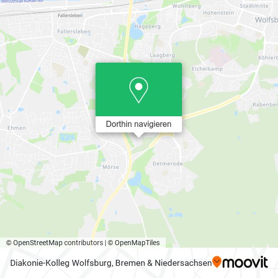 Diakonie-Kolleg Wolfsburg Karte