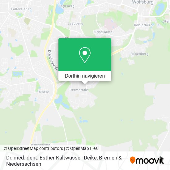 Dr. med. dent. Esther Kaltwasser-Deike Karte